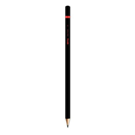 Ołówek techniczny rOtring 2B czarny - 2